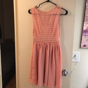 American Apparel Chiffon/Sheer-Lace Dress